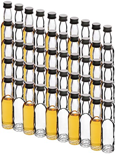 mikken 50 Mini Glasflaschen 40 ml mit Schraubverschluss inkl. Trichter mikken 50 Mini Glasflaschen 40 ml mit Schraubverschluss inkl. Trichter von mikken