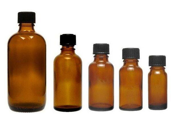 mikken Apothekerflasche 10 - 100 ml mit Tropfer Tropfflasche braun Dosierflasche von mikken