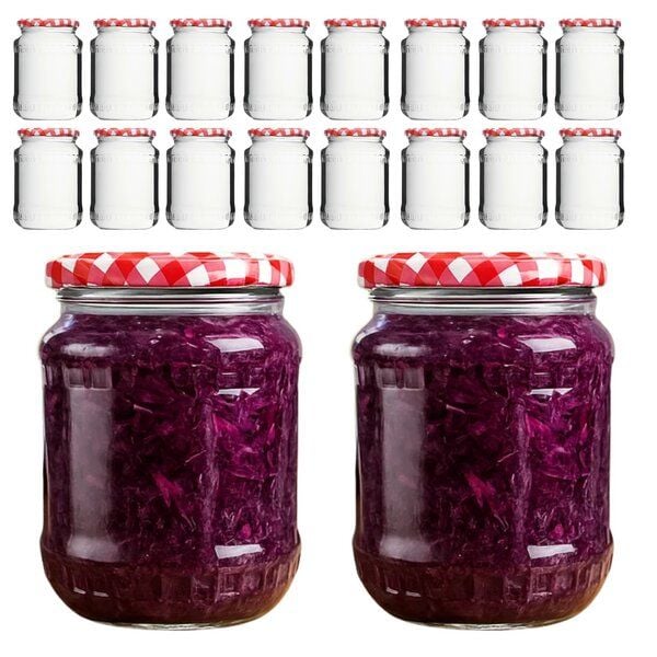 mikken Einmachgläser 720ml mit Schraubdeckel TO82 Einkochgläser Vorratsgläser Schraubgläser mikken Einmachgläser 720ml mit Schraubdeckel TO82 Einkochgläser Vorratsgläser Schraubgläser von mikken