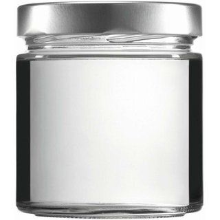 mikken Einmachglas Vorratsglas 400 ml mit Schraubverschluss PVC-frei von mikken