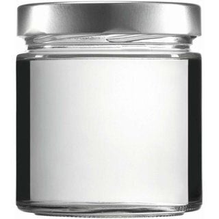 mikken Einmachglas Vorratsglas 400 ml mit Schraubverschluss PVC-frei von mikken