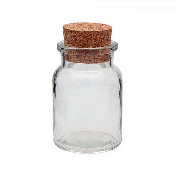 mikken Gewürzglas mit Korken 150 ml / 175 ml / 300 ml rund - Korkenglas Gewürzdose von mikken