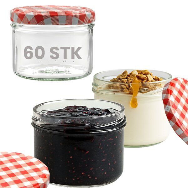 mikken Marmeladengläser 210ml mit Deckel Einmachgläser Einkochgläser Pestogläser Dessertgläser mikken Marmeladengläser 210ml mit Deckel Einmachgläser Einkochgläser Pestogläser Dessertgläser von mikken