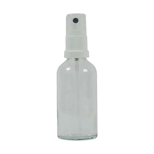 mikken Sprühflasche Glas mit Zerstäuber in 30/50/100 ml Apothekerflasche braun von mikken