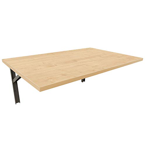 mikon 60x40 Wandtisch Wandklapptisch Küchentisch Schreibtisch Esstisch | Ahorn von AKKE