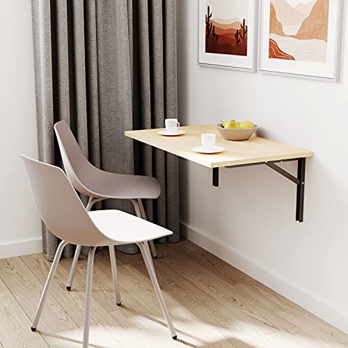mikon 70x50 | Wandklapptisch Klapptisch Wandtisch Küchentisch Schreibtisch Kindertisch | AHORN von mikon