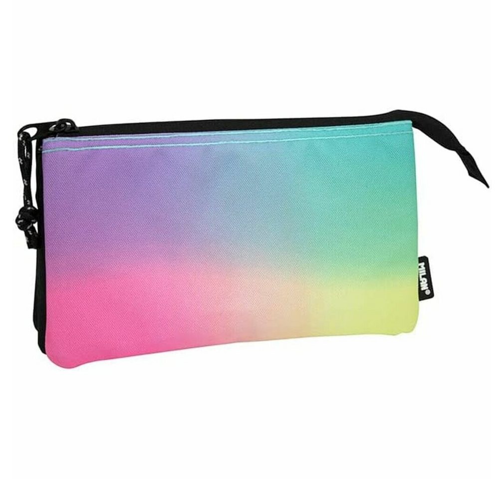 milan Papierscheren Allzwecktasche 5 Fächer Schwarz (22 x 12 x 4 cm) von milan