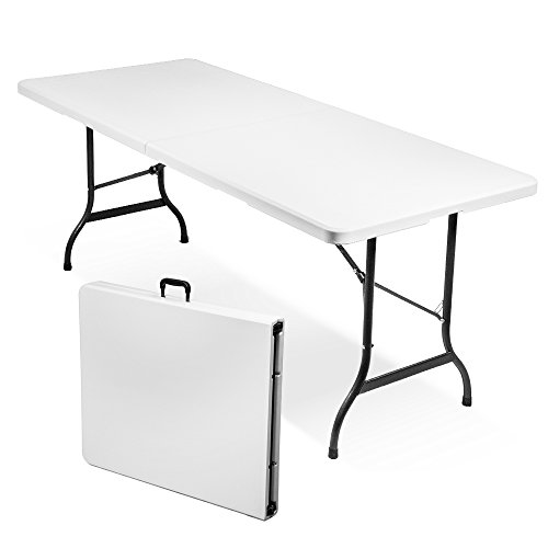 Tisch 180 x 75 cm aus Kunstharz, zusammenklappbar, Picknick, 45065 von milani home