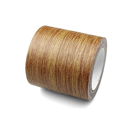 milaosk Möbelklebeband Holz Effekt Reparatur Klebeband Simulation Holzmaserung Möbel-Reparaturband Boden Reparatur Klebeband Möbel, Türen, Bastelarbeiten 5,7 cm x 4,57 m (Antike Eiche) von milaosk