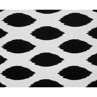 Neue 18 X Zoll Designer Handgemachte Kissenbezüge in Schwarz Ikat von milkandcookiesCanada