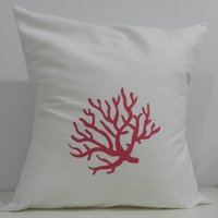 Neue 18x18 Zoll Designer Handgemachte Kissenhülle Rosa Koralle von milkandcookiesCanada