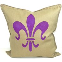 Neue 20 X Zoll Designer Handgemachte Kissenbezug Mit Handbemalt Fleur De Lis Neue 20 X Zoll Designer Handgemachte Kissenbezug Mit Handbemalt Fleur De Lis von milkandcookiesCanada
