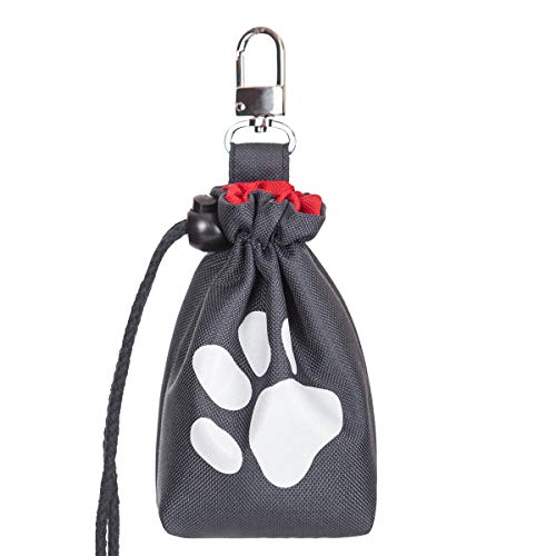 millybo Leckerlitasche Futterbeutel Futtertasche für Hunde Leckerlies Leckerlibeutel Snack Bag Tasche fürs Training (Graphite) von millybo