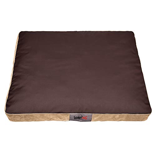 millybo MATRATZE Hundematratze Hundebett Hundematte Matte (L (90 x 70 cm), Dunkelbraun) von millybo