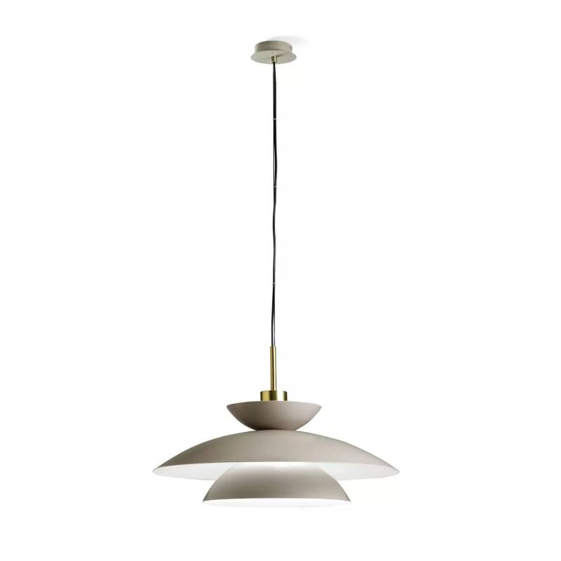 Miloox By Sforzin Hängeleuchte Kloé Hängelampe Lampe Taubengrau ø 60 Cm Metall B-Ware von miloox by Sforzin