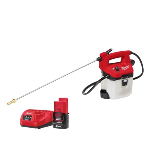 Milwaukee M12 BHCS3L-201 Chemikaliensprüher, 12 V, 3,7 l, 1 x 2,0 Ah Akku und Ladegerät von Milwaukee