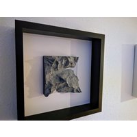 Erinnerungsstück An Ihre Letzte Wanderung - 3D-Gedruckter Berg | Gerahmt von mimkindDE
