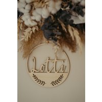 Personalisiertes Namensschild | Holzschild Kinder Baby Geburt Geburtstag Türschild Geschenk Individuell von mimkindDE