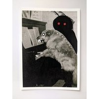 West Virginian Cryptid Reunion - Ein Original Kunstdruck von mimomothbaby