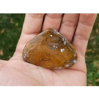Geschnitzter Montana Brecciated Jaspis Stein Holz von mineralmercantile