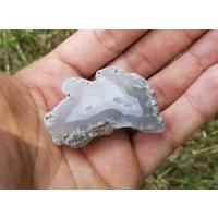 Klarer Chalcedon Quarz Core Tumbled Achat Nodule | Montana von mineralmercantile