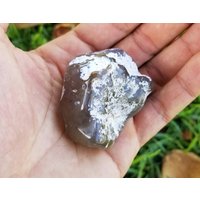 Seltener Blauer Chalcedon Polierter Stein | Montana A+ von mineralmercantile