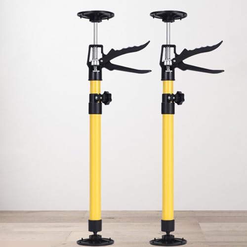 2 St Schrankheberständer, Deckenstütze Montagestütze 30-59 Cm Schnellspannstütze Türspanner Einhand- Stütze Teleskopstange Zargenspanner 40kg, Arbeitssparende Teleskop-Handarbeitsstützstange Aus Stahl von Mingchengheng