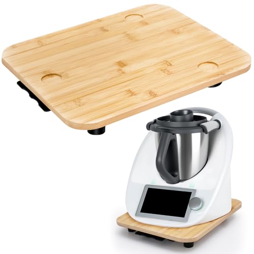 Minghaoyuan Gleitbrett mit Rollen für Thermomix TM6 TM5 Vorwerk | Bambus Schneidbrett-Unterstellwagen & Schneidebrett mit Dämpfung | Müheloses Bewegen Ihrer Küchenmaschine Minghaoyuan Gleitbrett mit Rollen für Thermomix TM6 TM5 Vorwerk | Bambus Schneidbrett-Unterstellwagen & Schneidebrett mit Dämpfung | Müheloses Bewegen Ihrer Küchenmaschine von minghaoyuan
