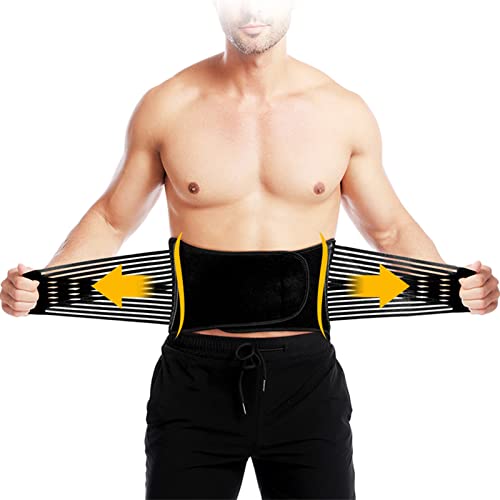 mingqian Lumbaler Rückenstützgürtel für Männer und Frauen, leichte, atmungsaktive Rückenstütze zur Linderung von Ischihmerzen im unteren Rücken von mingqian