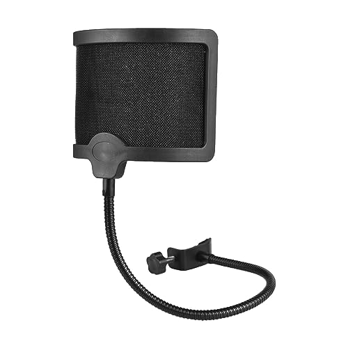 mingqian U-Typ Bop Net Pop Filter mit flexiblem Schaft, Aktikfilter, Mikrofon, spezielles Windgerächnetz, Windschutz, Windschutzscheibe, Studio-Mikrofonschutz, Isolations für Mikrofon, Radio, von mingqian