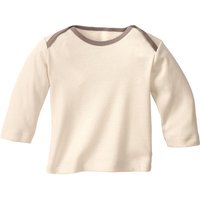 Baby-Langarmshirt aus Bio-Baumwolle, natur von Waschbär