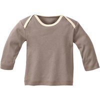 Baby-Langarmshirt aus Bio-Baumwolle, taupe von Waschbär