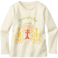 Langarmshirt aus Bio-Baumwolle, Baum von Waschbär