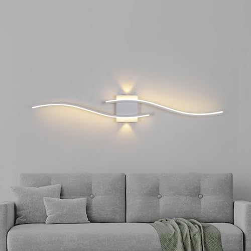 minifair 120Cm Wandleuchte Innen,Moderneled Wandleuchte Weiß Acryl Wandbeleuchtung Mit Hilfslichtquelle,Wandbeleuchtung FüR Flur Treppenhaus Wohnzimmer Kommode Badezimmer 3000K minifair 120Cm Wandleuchte Innen,Moderneled Wandleuchte Weiß Acryl Wandbeleuchtung Mit Hilfslichtquelle,Wandbeleuchtung FüR Flur Treppenhaus Wohnzimmer Kommode Badezimmer 3000K von minifair