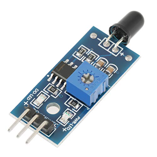 5 Stück IR-Flammensensor-Modul, starke Fahrfähigkeit 5 Stück Infrarot-Flammensensor Praktisches Design zur Erkennung von Flammen von minifinker