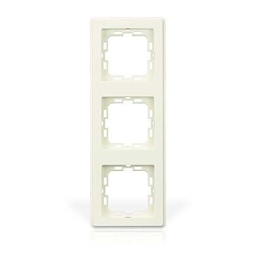 minify EF3: 3-fach Rahmen (cremeweiss) Eco-Plus Schalterprogramm von minify