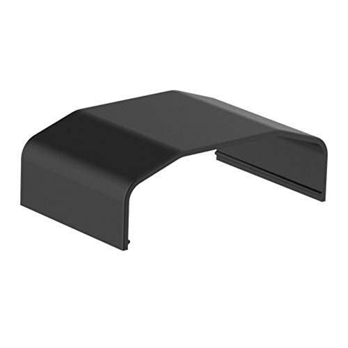 minify Kabelkanal-System in verschiedenen Größen, Eckverbinder und Verbinder - in Schwarz oder Weiß aus Kunststoff (Verbinder, Schwarz) von minify