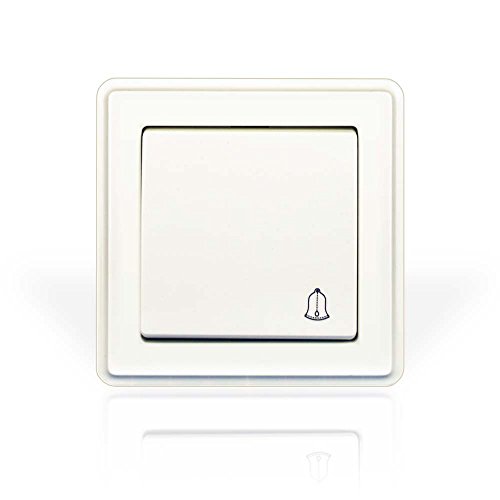 minify Unterputz-Schalterprogramm ECO Plus mit VDE (1-Fach: Klingeltaster) von minify