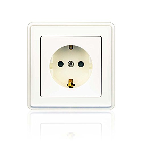 minify Unterputz-Schalterprogramm ECO Plus mit VDE (1-Fach: Schuko-Steckdose) von minify