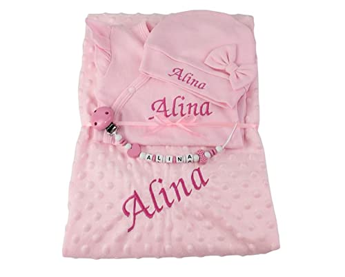 minisworld Baby Erstlingsset Junge Mädchen (Babyrosa) von minisworld