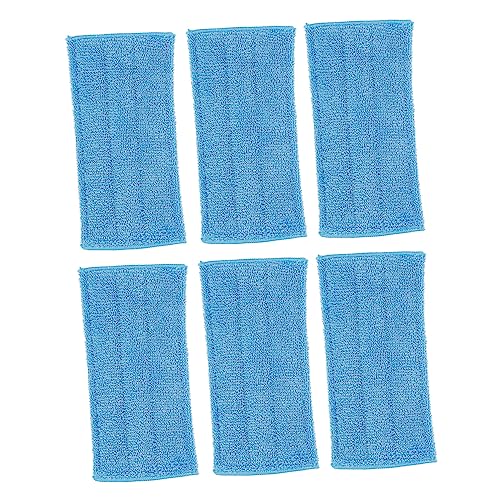 6 Stück Waschbare Mikrofaser Wischmopp Pads Langlebige Bodenreinigungspads für Fliesen Wiederverwendbare Mop Ersatzteile Stark Saugfähig 6 Stück Waschbare Mikrofaser Wischmopp Pads Langlebige Bodenreinigungspads für Fliesen Wiederverwendbare Mop Ersatzteile Stark Saugfähig von minkissy