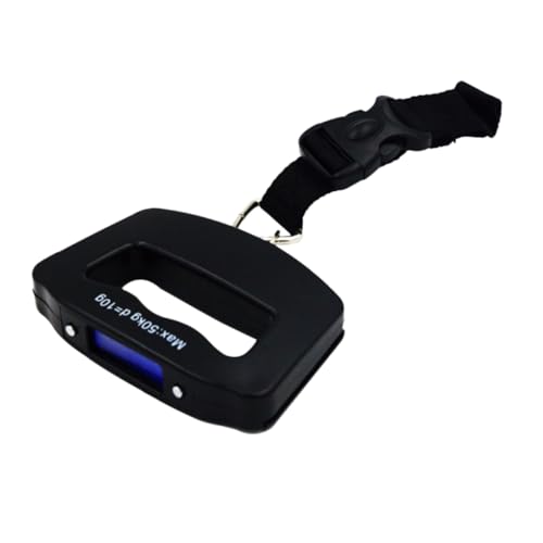 Digitale Gepäckwaage Kapazität mit Hintergrundbeleuchtetem LCD Display Tragbares Design Batterie für Stressfreies Reisen von minkissy