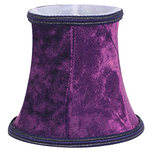 Minkissy Lampenschirm Stehlampe Groß Lampenschirm Stehlampe Lila K?niglichen Lampe Schreibtisch Lampe Barrel Lampenschirm für Tisch Lampe Licht (Dark Purple) Lampenschirm Stehlampe Lila von minkissy