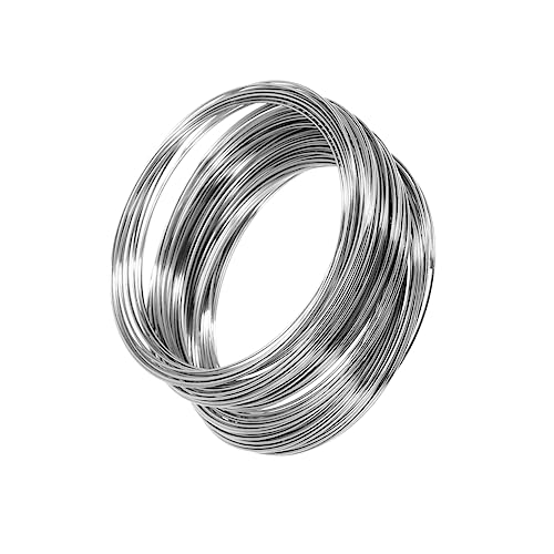 minkissy 1 Rolle DIY Schmuck Draht für Armbänder Ringe für Kreative Schmuckgestaltung Leicht und Langlebig für Damen und Mädchen von minkissy