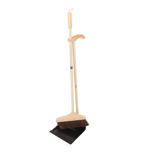 minkissy 1 Satz Besen und Kehrblech Set mit Abnehmbarem Holzgriff Ergonomisches Design für Müheloses Fegen und Staubwischen Küche Wohnzimmer und Flur für Täglichen Gebrauch minkissy 1 Satz Besen und Kehrblech Set mit Abnehmbarem Holzgriff Ergonomisches Design für Müheloses Fegen und Staubwischen Küche Wohnzimmer und Flur für Täglichen Gebrauch von minkissy