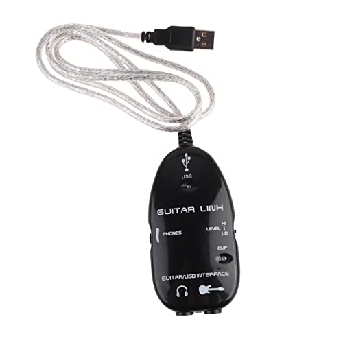 minkissy 1 Stück Gitarren Audio Kabel für Instrumente Schwarz für Männer und Frauen mit Goldenen und Kupfernen Materialien Hohe Signalübertragung und Geräuschunterdrückung von minkissy
