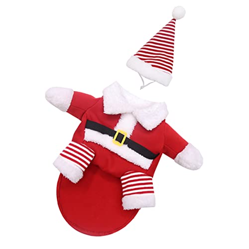 minkissy 1 set Pet Transformation Costume christmas costumes for dogs small dog christmas outfits cat santa costume elf christmas sweater Xmas Design Pet Costume Hoodie winter polyester von minkissy