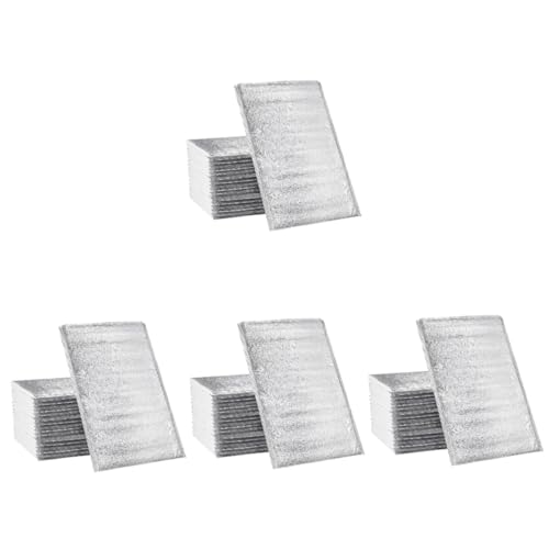 minkissy 100 Stück Aluminium-Isolierung, nicht beanspruchte Verpackungen, Isolierpaket, Isolierung, isolierte Versandkartons, Frischhaltekartons, Perl-Baumwolle, bequem, 1N758O0338WILFIJNUR von minkissy