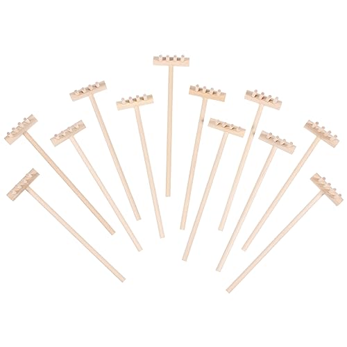 minkissy 12 Stück Teiliges Mini Gartenharke Set Vierzinkiger Zen Garten Rechen Handliche Sandharke für Desktop Sandbox Leichtes Zen Garten Zubehör zur Tischdekoration und Meditationshilfe minkissy 12 Stück Teiliges Mini Gartenharke Set Vierzinkiger Zen Garten Rechen Handliche Sandharke für Desktop Sandbox Leichtes Zen Garten Zubehör zur Tischdekoration und Meditationshilfe von minkissy