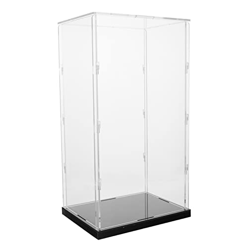 minkissy 1Stück Acryl Vitrine Transparent Display Box für Figuren Hochwertige Acryl Aufbewahrung für Modelle Statuen Sammlerstücke Einfache DIY Montage Robustes Design von minkissy